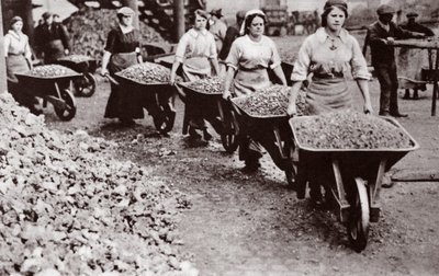 Women at work during the Great War by English Photographer
